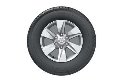 265/65R17タイヤ&17×7?Jアルミホイール(シルバーメタリック塗装)