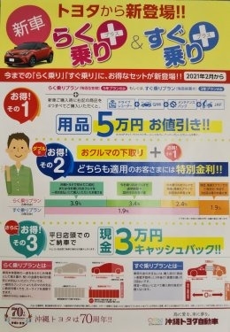 お車のお得な買い方に新プラン登場!!