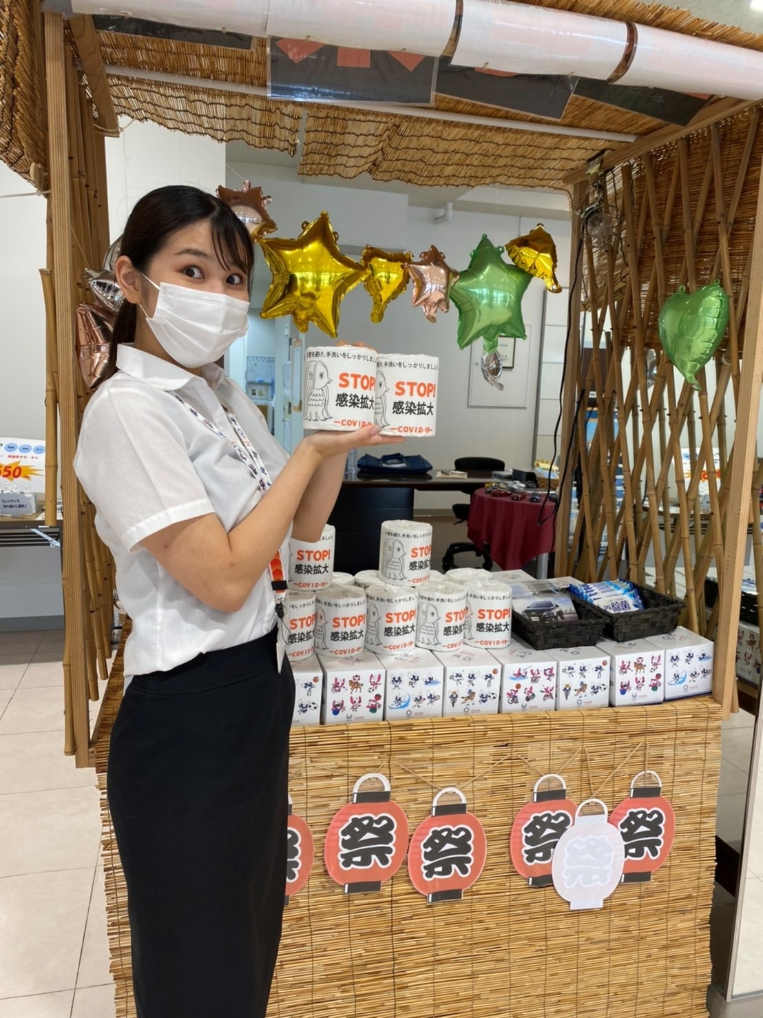 新入社員 店舗研修中です 新入社員 店舗研修中です