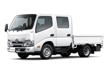 写真はダブルキャブ・2WD・ジャストロー・木製デッキ・1.0トン積・2.0Lガソリン車